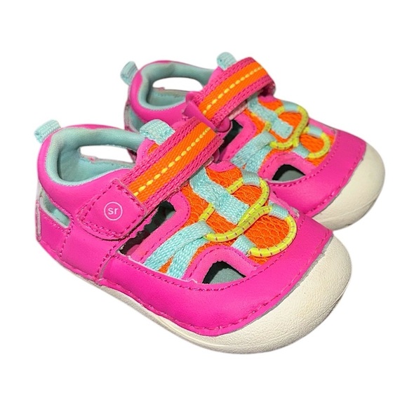Stride Rite Soft Motion Tobias Closed Toe Outdoor Breathable Summer Sandal Sz 3W - Picture 1 of 7